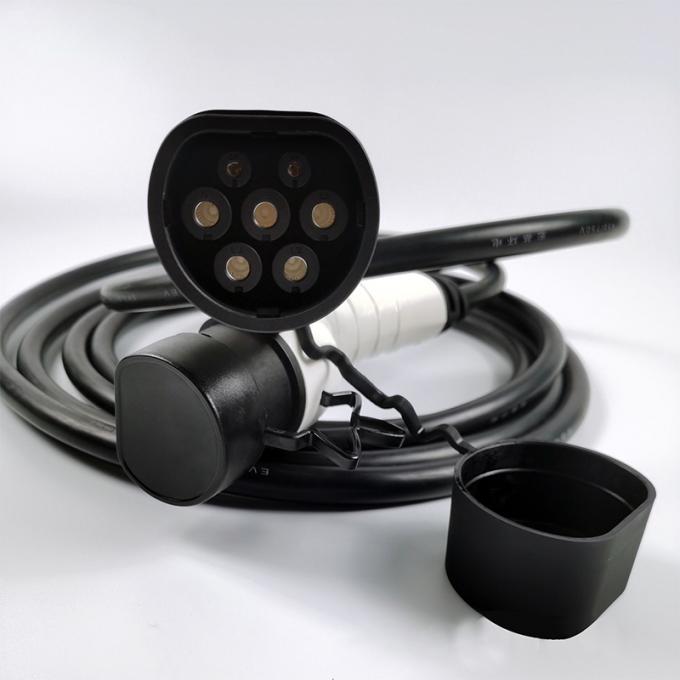 cabo de extensão de 32A 240V para o carro elétrico 1 cabo de extensão do veículo elétrico da fase 0